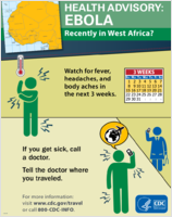 Health Advisory Ebola Recently in West Africa 201408 portrait