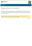 Temporary protection from eviction