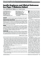 Insulin Regimens and Clinical Outcomes in a Type 1 Diabetes Cohort