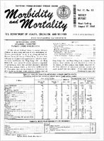 Morbidity and Mortality Weekly Report Vol 17 No 33 week ending August 17 1968