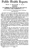 Public health reports  v 56 no 21 MAY 23 1941