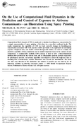 On the Use of Computational Fluid Dynamics in the Prediction and Control of Exposure to Airborne Contaminants  an Illustration Using Spray Painting