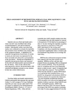 Field Assessment of Retrofitting Surface Coal Mine Equipment Cabs with Air Filtration Systems