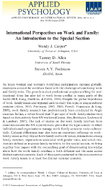International perspectives on work and family an introduction to the special section