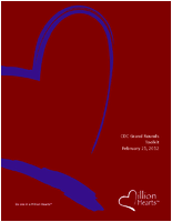 Million Hearts CDC Grand Rounds Toolkit February 21 2012