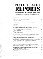 Public Health Rep  v 99 no 4  table of contents