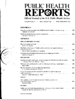 Public Health Rep  v 98 no 4  table of contents