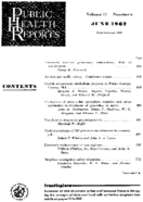 Public Health Reports  v 77 no 6 June 1962  table of contents