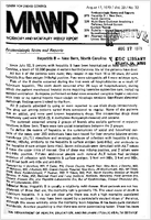 Morbidity and Mortality Weekly Report Vol 28 No 32 August 17 1979