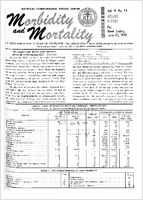 Morbidity and Mortality Weekly Report Vol 19 No 24 week ending June 20 1970