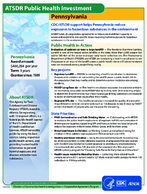 ATSDR Public Health Investment Pennsylvania 2017