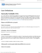 Sexually Transmitted Disease Surveillance 2019 Case Definitions