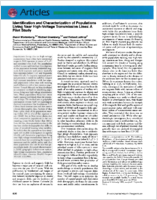 Identification and characterization of populations living near highvoltage transmission lines a pilot study