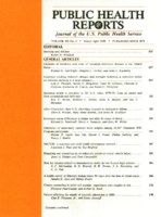 Public Health Reports  v 103  no 2  cover