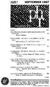 Public Health Reports  v 82 no 9 September 1967  table of contents