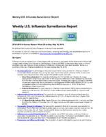 FluView 20182019 Influenza Season Week 20 ending May 18 2019