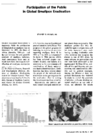 Participation of the public in global smallpox eradication