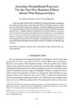 Assessing Occupational Exposure via the OneWay Random Effects Model with Balanced Data