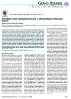 The Pitfalls of Hair Analysis for Toxicants in Clinical Practice Three Case Reports
