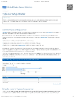 Incidence of Lung Cancer Types