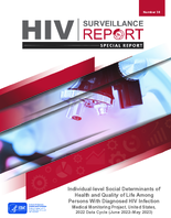 Individuallevel Social Determinants of Health and Quality of Life Among Persons With Diagnosed HIV InfectionMedical Monitoring Project United States 2022 Data Cycle June 2022May 2023