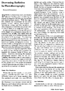 Decreasing radiation in photofluorography