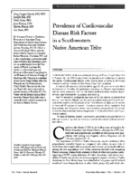 Prevalence of cardiovascular disease risk factors in a southwestern Native American tribe