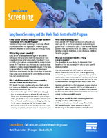 Lung cancer screening and the World Trade Center Health Program