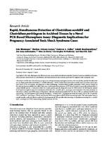 Rapid Simultaneous Detection of Clostridium sordellii and Clostridium perfringens in Archived Tissues by a Novel PCRBased Microsphere Assay Diagnostic Implications for PregnancyAssociated Toxic Shock Syndrome Cases
