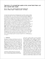 Equivalency Of A Personal Dust Monitor To The Current United States Coal Mine Respirable Dust Sampler