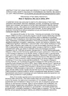Effectiveness of Farm Safety Interventions
