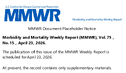 Morbidity and Mortality Weekly Report MMWR  Vol 75 No 15 April 23 2026