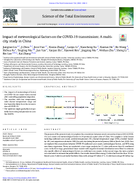 Impact of meteorological factors on the COVID19 transmission a multicity study in China