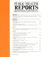 Public Health Reports  v 99  no 6  cover