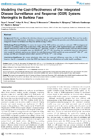 Modeling the CostEffectiveness of the Integrated Disease Surveillance and Response IDSR System Meningitis in Burkina Faso