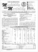 Morbidity and Mortality Weekly Report Vol 21 No 5 week ending February 5 1972