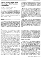 A social servicespublic health partnership in child protection a rural model