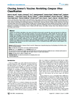 Chasing Jenners Vaccine Revisiting Cowpox Virus Classification