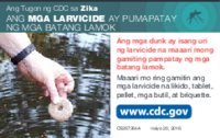 Ang mga larvicide ay pumapatay ng mga batang lamok