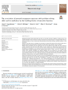 The Association of Prenatal Manganese Exposure with ProblemSolving Skills and Its Mediation by the Building Blocks of Executive Function