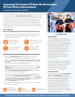 Assessing The Impact Of State Stroke Systems of Care Policy Intervention Evaluation Findings Brief