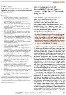 Case Management of Imported CrimeanCongo Hemorrhagic Fever Senegal July 2023