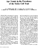 Age trends in the prevalence of the sickle cell trait