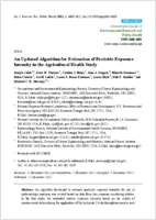 An Updated Algorithm for Estimation of Pesticide Exposure Intensity in the Agricultural Health Study