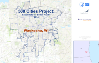 500 Cities Project Local Data for Better Health 2014 Waukesha WI