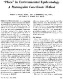 Place in environmental epidemiology a rectangular coordinate method