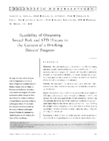 Feasibility of obtaining sexual risk and STD history in the context of a drinking drivers program