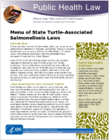 Menu of state turtleassociated salmonellosis laws