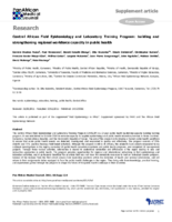 Central African Field Epidemiology and Laboratory Training Program building and strengthening regional workforce capacity in public health