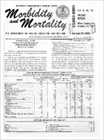 Morbidity and Mortality Weekly Report Vol 16 No 42 week ending October 21 1967
